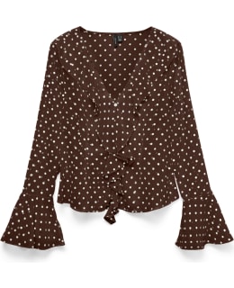 VM 10350847-CHM-TAO-XL BLOUSE OPEN NEC Main Image