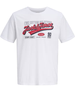 JJJ 12299576-WHI-164 T-SHIRT MALE KNIT Main Image