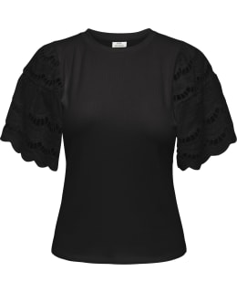 JDY 15376580-BLA-M BLOUSE NECKLINE Main Image