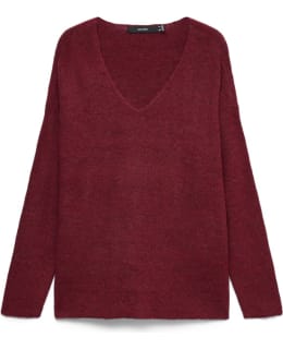 VM 10233357-BIK-RED-L PULLOVER FEM KNIT Main Image