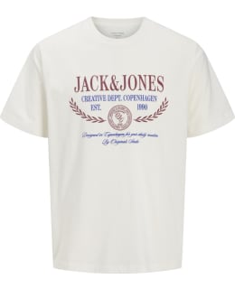 JJ 12305771-SNW-S T-SHIRT MALE KNIT Main Image
