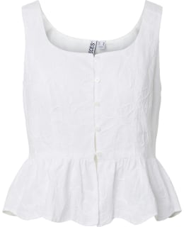 PIECES 17168248-BRW-XS BLOUSE OPEN NEC Main Image