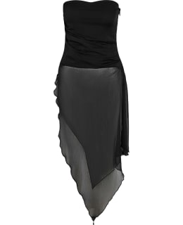 NM 27038851-BLA-XS BLOUSE OPEN NECKLIN Main Image