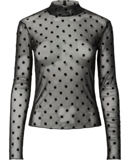 PIECES 17159223-BLA-SAO-M T-SHIRT FEM KN Main Image