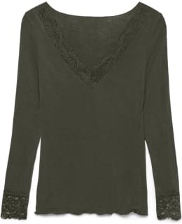 VM 10339843-FON-L BLOUSE OPEN NECKLINE Main Image