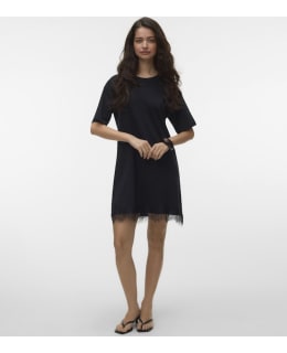 VM 10354974-BLA-MDE-XS DRESS FEM KNIT Main Image