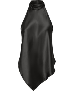 PIECES 17169414-BLA-XS HALTERNECK TOP FE Main Image