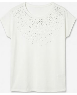 VEROMODA 10353365- WHITE-M W.T-SHIRT Main Image