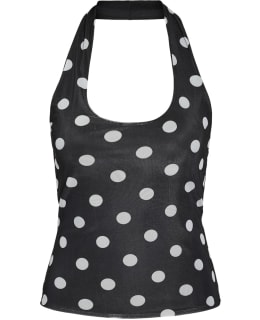NM 27038691-BLA-SAO-M HALTERNECK TOP FEM Main Image