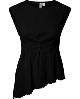 PIECES 17169262-BLA-M BLOUSE CLOSED NE Main Image