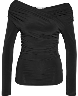 NM 27038931-BLA-S BLOUSE OPEN NECKLINE Main Image