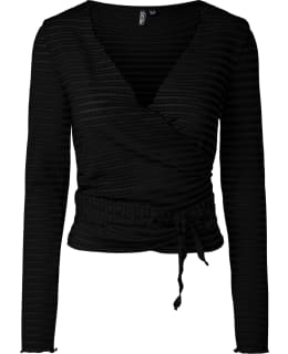 PIECES 17168570-BLA-SST-XS BLOUSE OPEN Main Image