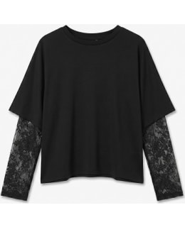 VM 10357129-BLA-XL BLOUSE NECKLINE Main Image