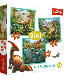 TREFL DINOSAURUKSET 3IN1 PALAPELISETTI Main Image