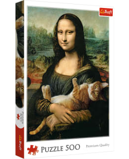 TREFL MONA LISA & KITTY 500P PALAPELI Main Image