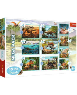 TREFL DINOSAURUKSET 10IN1 PALAPELISETTI Main Image