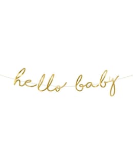 Hello Baby letter banner 18 x 70 cm Main Image