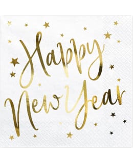 HAPPY NEW YEAR VALKOINEN LAUTASLIINA Main Image