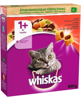 Whiskas 800g Adult Häränlihaa kissan täysravi