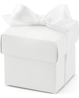 VALKOINEN 10 KPL LAHJARASIA RUSETILLA Main Image