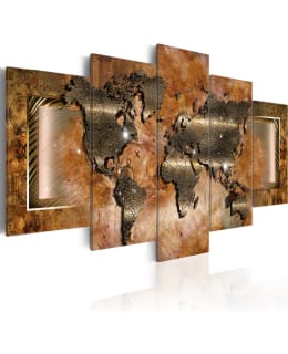 ARTGEIST STEEL MAP 5OS 200X100CM TAULU Main Image