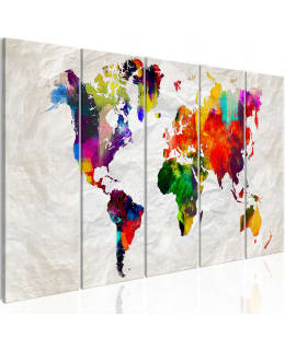 ARTGEIST CRUMPLED MAP 225X90 5O TAULUSET Main Image