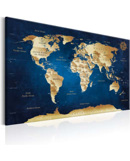 ARTGEIST MAP BLUE 90X60 TAULU Main Image