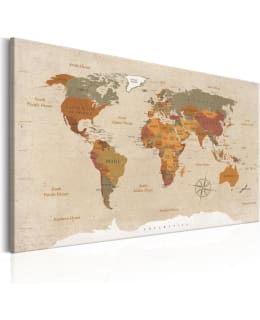 ARTGEIST WORLD MAP BE CHIC 60X40 TAULU Main Image