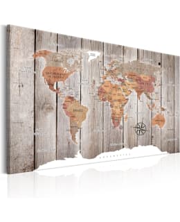 ARTGEIST MAP WOODEN STORIES 90X60 TAULU Main Image