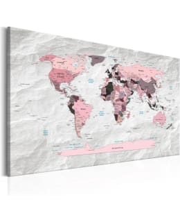 ARTGEIST MAP PINK 90X60 TAULU Main Image