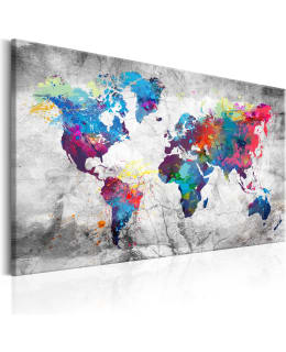 ARTGEIST MAP GREY STYLE 120X80 TAULU Main Image