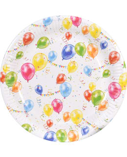 CARTON PLATE 23CM BALLOONS 8PCS Main Image