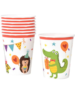 CARTON MUG 25CL CELEBRATING ANIMALS 8PCS Main Image