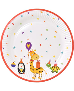 CARTON PLATE 23CM CELEBRATING ANIMALS Main Image