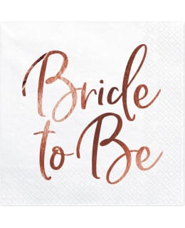 BRIDE TO BE 20KPL SUURI LAUTASLIINA Main Image