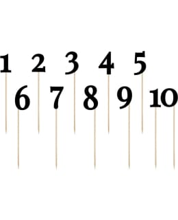 PARTY DECO MUSTA NUMEROKORISTEET Main Image