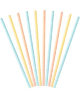 TRENDIVÄRIT 10KPL PAHVIJUOMAPILLI Main Image