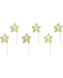 1ST BD TÄHTI 6KPL LEIVONNAISKORISTETIKKU Main Image