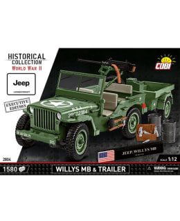 COBI WILLYS MB & TRAILER 1580-OS Main Image