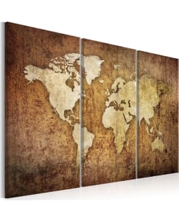 ARTGEIST MAP BROWN 90X60 3OS TAULU Main Image