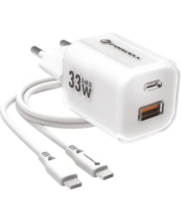 FORCELL GAN3 USB A/C WHI 33W CHARGER+1M Main Image