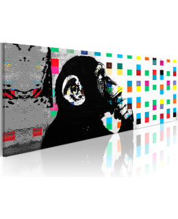 ARTGEIST BANKSY MONKEY 135X45 TAULU Main Image