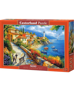 Castorland White Lighthouse Bay 500p palapeli Main Image