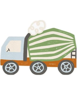 Concrete mixer napkin 16 x 13 cm 20 pcs Main Image