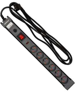 STHOR POWER STRIP 3M 6-WAY SURGE PROT Main Image