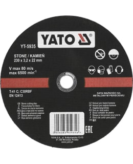 YATO 230X3.2MM CUTTING DISC FOR STONE Main Image