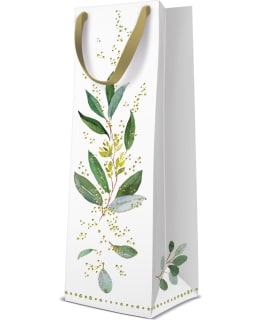Gift bag for bottle eucalyptus premium Main Image