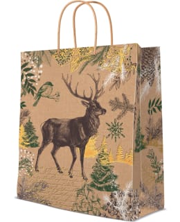 Gift bag rustic deer L Main Image