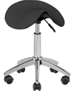 GIOVANNI SADDLE STOOL SLAVA BLACK Main Image