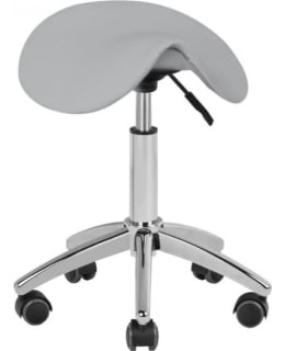 GIOVANNI SADDLE STOOL SLAVA GREY Main Image